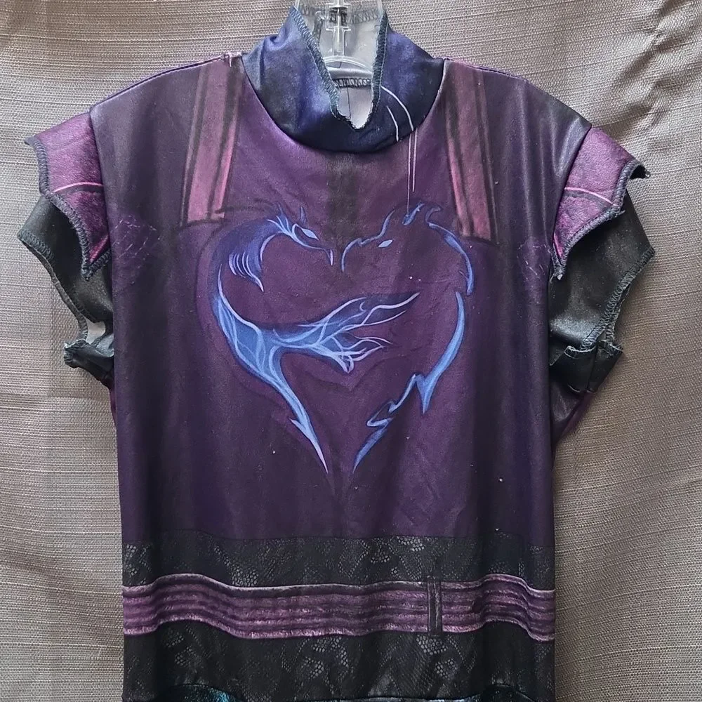 Disguise Girl's Descendants 3 Mal Deluxe‎ Costume Multicolor Size M 8-10 Disney